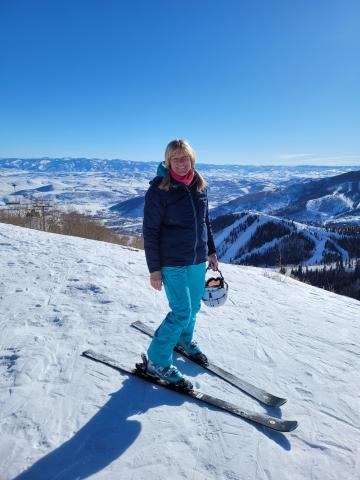 Connie Nelson Skiing