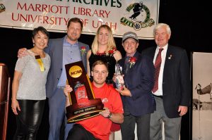 2017 Ski Affair. L to R: Barbara Yamada, Jaka Korencan, Abi Holt, Kevin Sweeney, Greg Thompson, Jeremy Elliot (front)