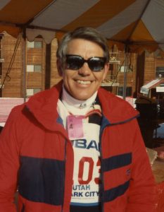 Darrell Robison at Park City Ski Area’s Celebrity Ski Classic – 1984.