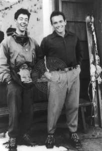Gordon Allcott and Mel Dalebout at the at the Alta Lodge, circa 1950s