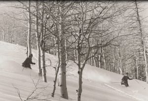 Tree skiing with David Hanscom