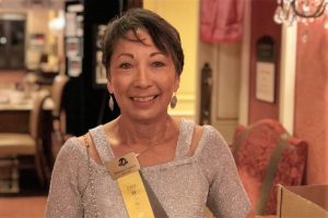 Barbara Yamada at 2017 Ski Affair, Little America, SLC.