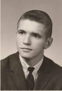 Jan Leonard’s graduation photo – Hyndman, Pennsylvania High School, class of 1964.