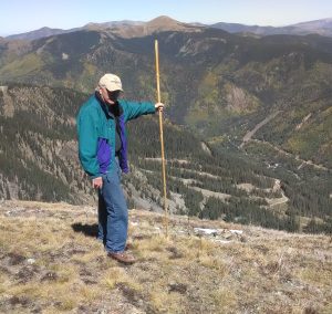 Jan Loenard, 2013, Kaachina Peak, Taos, NM, pre-construction survey