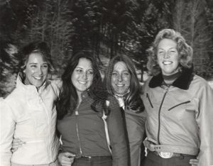 Karen Huntoon, Kathy Brock (stunt woman), Leslie Risitto, and Pat Whitcomb, circa 1970s-80s