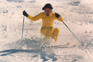 Karen Huntoon skiing at Park City Ski Area, circa 1970s-80s