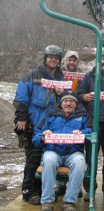 Jan Leonard and crew at Mad River Glen, circa 2007