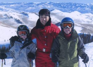L to R: Tori Kallerud, Barbara Yamada, Bjorn Kallerud at Deer Valley, 2009.