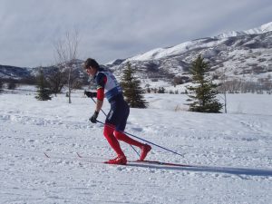 Steve Cook skiing at the 2006 Torino, Italy Paralympic Games