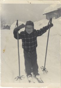 Five-year-old Ron Steele in Leavenworth, WA