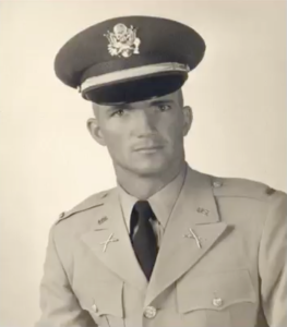 Bill Spencer in his U.S. Army uniform. He served for 20 years, completed town tours in Vietnam and retired a Lieutenant Colonel.