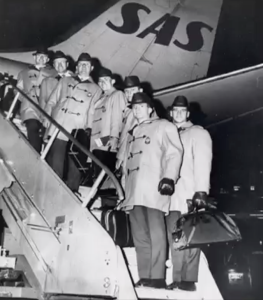 Bill Spencer and teammates, circa 1964.