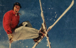 Dean Perkins freestyle skiing.
