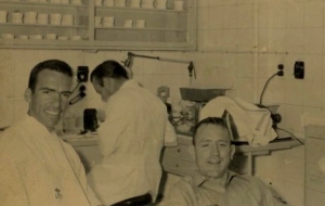 Dr. Robert Smith in action working as an orthodontist.