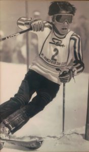 Thirteen-year-old Erik Schlopy competing in Stowe, Vermont – 1985.