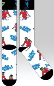 Junior Bounous 100th Birthday Socks