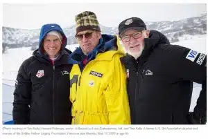 Howard Peterson, Luke Bodensteiner, and Tom Kelly at Solider Hollow, 2015.