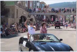 Larry Warren in a Park City Parade.